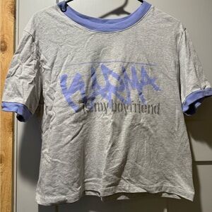 Taylor Swift Midnights Karma is my boyfriend cropped T shirt